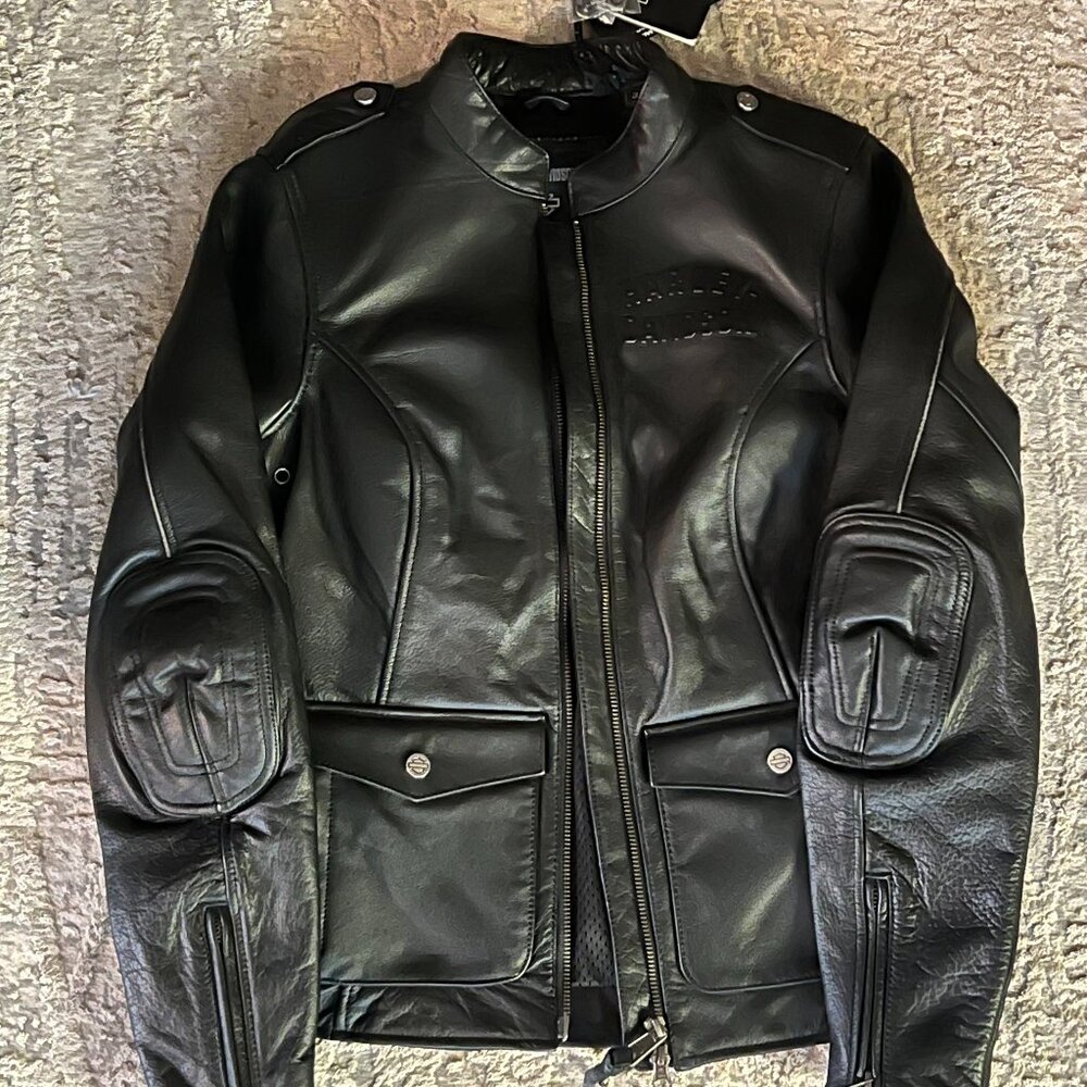 Harley Davidson buffalo leather jacket XS
